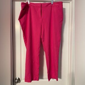 Pink Liz Claiborne Emma Slim Leg Ankle